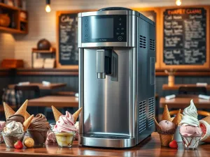 Jak wybrać odpowiednią maszynę do lodów do lokalu gastronomicznego?
